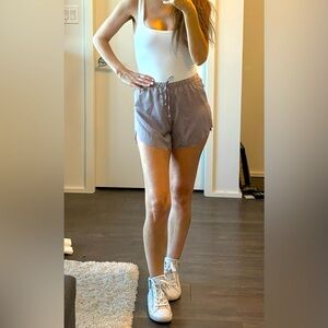 Shots with scalloped hem